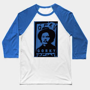 Maxim Gorky in Blue Baseball T-Shirt